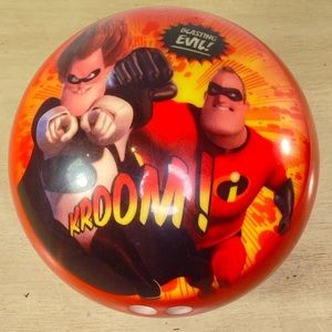Disney Pixars The Incredibles Bowling Ball drilled 10lbs 8oz Syndrome